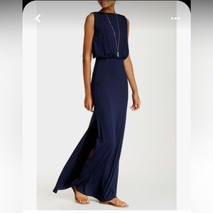 NWOT Raul gown in navy blue/ black size 10.